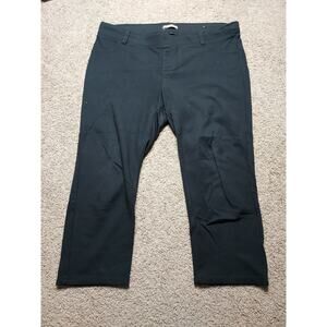 Maurices Black Cropped Dress Pants Women's Size Large